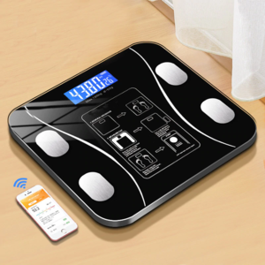 Echainstar Weighing Scale Body Fat Scale Bluetooth BMI Body Scales Smart Wireless Digital Bathroom Weight Scale Body Composition Analyzer Weighing Scale Outlet Locations Cheap Pice