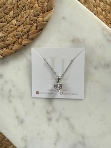 Crystal Heart Necklace Clearance Marketable