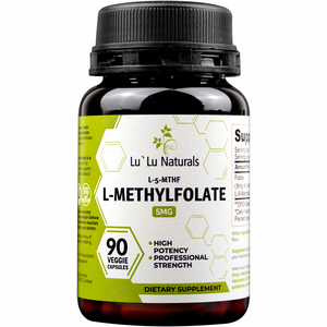 L-Methylfolate 5mg | Optimized and Active | 90 Veggie Capsules | Non-GMO, Gluten Free | Methyl Folate, L 5-MTHF | Nicekicks Cheap Online