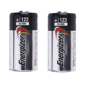 Batteri 2-pack lithium LR123 CR17345 3V Energizer Cheap Real Eastbay