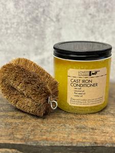 Cast Iron Conditioner Oil (21 oz) and Tawashi Cast Iron Scrubbing Brush Combo Discount Classic