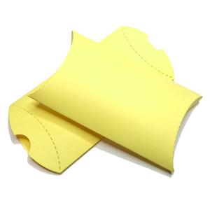 12 Pack - Light Yellow Pillow Boxes Affordable Cheap Online