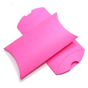 12 Pack - Pink Pillow Boxes On Hot Sale