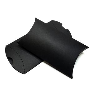 12 Pack - Black Pillow Boxes Cheap Sale Best Store To Get
