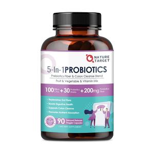 3-in-1 Digestive Health Probiotics, 100 Billion CFUs, 200mg Free Shipping For Nice