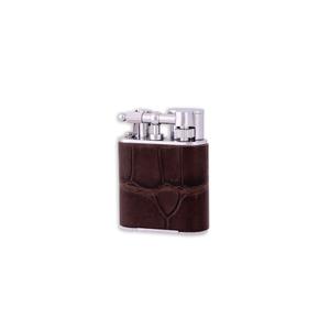 Brown Crocodile Skin Jet Flame Pocket Lighter Cheap Footlocker Finishline