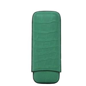 Aquamarine Crocodile Two Cigar Case Sast Sale Online