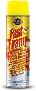 Fast & Foamy Carpet & Fabric Cleaner by Hi-Tech, for Heavy Traffic - 18oz Aerosol Collections