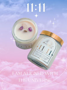 11:11 - Intention Magic Crystal Candle Countdown Package Cheap Online