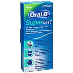 Oral-B Super Floss Strands (50) Cheap Sale Pictures