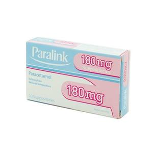 Paralink Suppositories 180mg 10 Pack Geniue Stockist
