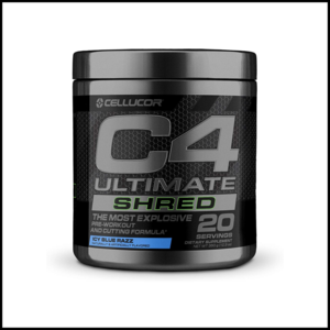 C4 Ultimate Shred Pre Workout Powder Icy Blue Razz | 20 Servings Cheap Sale Footaction