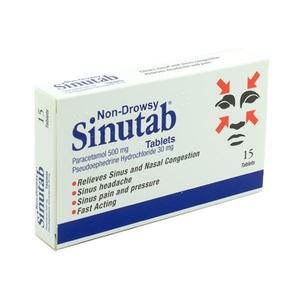 Sinutab 500mg/30mg Tablets 15 Pack Wiki Cheap Online