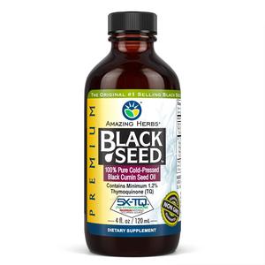Amazing Herbs Premium Black Seed Oil - Gluten Free, Non GMO, Cold Pressed Nigella Sativa Aids in Digestive Health, Immune Support, Brain Function - 4 Fl Oz Collections Cheap Pice