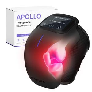 APOLLO 4-In-1 Vibration Knee Massager with Infrared Heat | Elbow and Joint Massager | Relieve Tension, Improve Mobility and Flexibility, Soothe Knee Pain | Cordless Travel Friendly | Stealth Black With Paypal For Sale