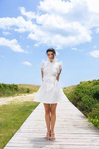 FINAL SALE Fairfield Mini | Ivory Organza Free Shipping Perfect