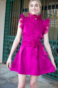 FINAL SALE Fairfield Mini | Fuchsia Organza Wiki Cheap Online