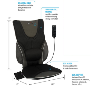 Portable Vibration Massage Chair with Heat Discount High Quality