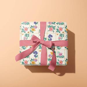 Oh So Daisy - VINTAGE TILE GIFT WRAP SHEET 100% Authentic