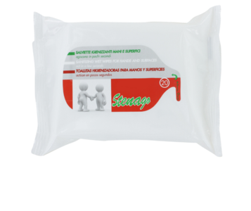 Stenago Antibacterial Sanitizing Wet Wipes for Hands and Surfaces 20pcs Cheap Pick A Best