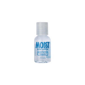 Moist Body Lotion - Water Based Formula Lube 1oz Outlet Marketable