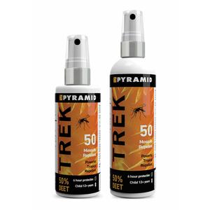60ml 100ml PYRAMID Trek 50% Insects Mosquito Midge Repellent Spray DEET Repel 55 Cheap Sale Sale