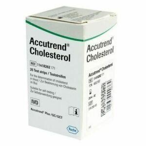Accutrend Cholesterol Strips Pkt 25 Hot Sale Online