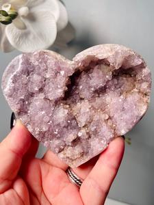 Amethyst Geode Heart | H20 Sale High Quality