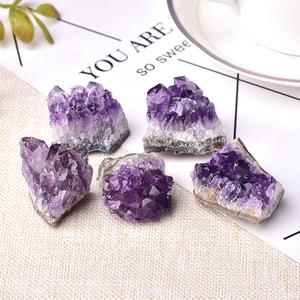1 pieces Natural Amethyst Crystal Cluster Quartz Raw Fashion Style Online