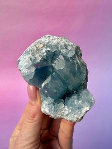 CELESTITE CLUSTER (4) Get Authentic Cheap Pice