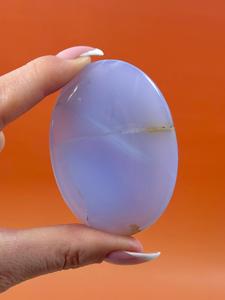 BLUE CHALCEDONY PALM STONE (1) Limited Edition Online