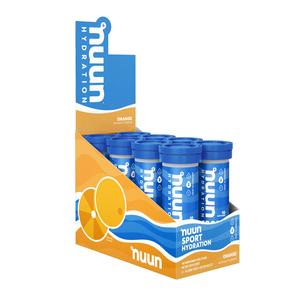 Nuun Sport Electrolyte Tablets for Proactive Hydration, Orange, 8 Pack (80 Servings) Clearance Fast Delivery