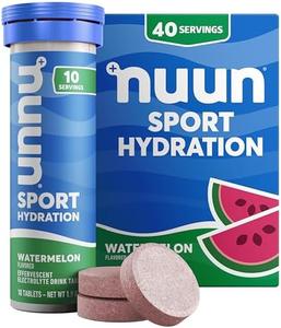 Nuun Sport Electrolyte Tablets - Dissolvable in Water, Watermelon, 5 Essential Electrolytes for Hydration, 1g Sugar Drink Mix, Vegan, Non-GMO, 4 Pack (40 Total Servings) Sale Footlocker Pictures