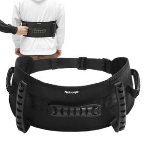 Nutscapt Gait Belt Transfer Belt for Senior with 5 Handles Gait Belts with Quick Release Buckle Transfer Belt for Elderly, Handicap, Physical Therapy (Black) Manchester Great Sale Cheap Pice