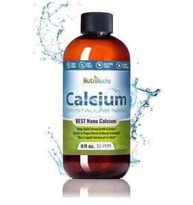 NutriNoche Liquid Calcium Supplement - 30 PPM of Nano Sized Calcium Particles Absorbed at a Cellular Level - Colloidal Minerals - Trace Minerals Free Shipping Visit