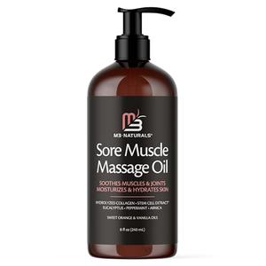 Arnica Sore Muscle Massage Oil Anti-Cellulite & Skin Tightening with Collagen Stem Cells & Menthol. Perfect for Stocking Stuffers & Christmas Gifts Full Body Relief & Skin Care for Men & Women. Store Cheap Online