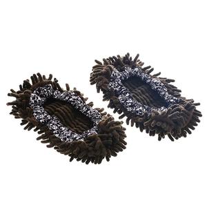 1 Pair Multifunction Dust Duster Slippers Cover Unisex Mop Shoes Covers for Floor Cleaning Black Outlet Brand New Unisex