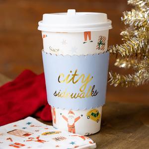 City Sidewalks Holiday To Go Cups Set of 8 Outlet Classic