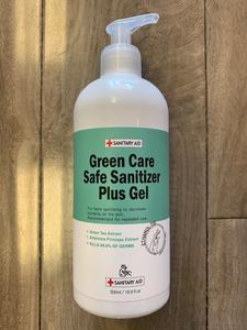 Green Care Safe Sanitizer Plus Gel 500ML Pump Bottle (EXTERNAL USE ONLY) Visit New