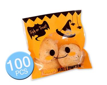 100 Pcs Halloween Party Accessory Cookie Candy Gift Treat Bag - Witch Discount Authentic