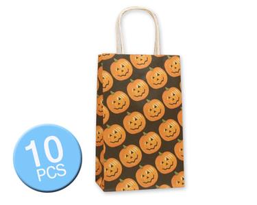 10 Pcs Halloween 2016 Party Favor Paper Gift Bags - Happy Pumpkins Clearance Best Pices
