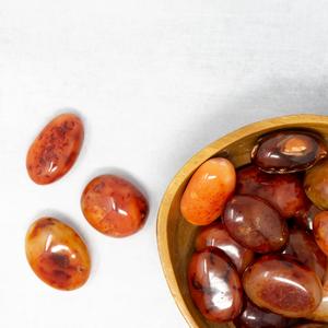 Carnelian Palm Stone Factory Outlet Cheap Pice