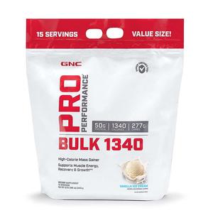 GNC Pro Performance Bulk 1340 - Vanilla Ice Cream, 15 Servings, Supports Muscle Energy, Recovery and Growth Discount The Cheapest