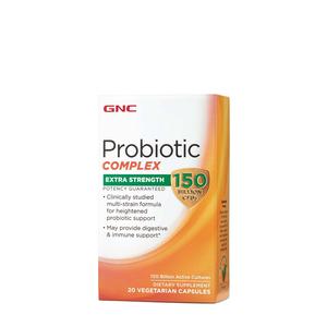 GNC Probiotic Complex Extra Strength with 150 Billion CFUs, 20 Capsules, Daily Probiotic Support Sale Best Seller