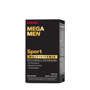 GNC Mega Men Sport Multivitamin | Performance, Muscle Function, and General Health | 180 Count Clearance Fake