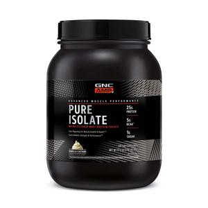 GNC AMP Pure Isolate Whey Protein - Vanilla Custard Buy Cheap Deals