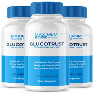 GLUCOTRUST Glucotrust Capsules - Gluco Trust Supplement Advanced Formula Pills Gluco Trust Maximum Strength 3 Pack Balance Original Edge Support Extra Strength Vegan Max Natural (180 Capsules (3 Pack) Buy Cheap Eastbay
