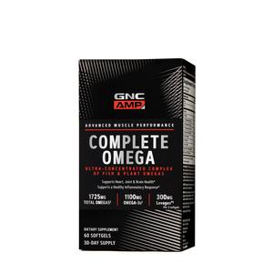 GNC AMP Complete Omega | Supports Heart, Joint and Brain Health | 60 Count Buy Cheap Looking For