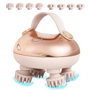 arboleaf Electric Scalp Massager Rechargeable Head Massager Scalp Stress Relax, Waterproof Handheld Hair Scalp Scratcher with 8 Removable Massage Claws Cat Massager Gift for Mom Dad Buy Cheap Clearance