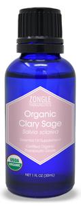 Zongle USDA Certified Organic Clary Sage, France, Safe To Ingest, Salvia Sclarea, 1 oz Free Shipping 100% Guaranteed